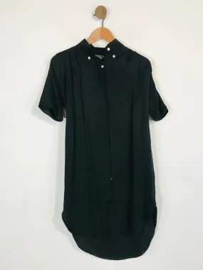 Acne Jeans Women's High Neck Shirt Dress | S UK8 | Black