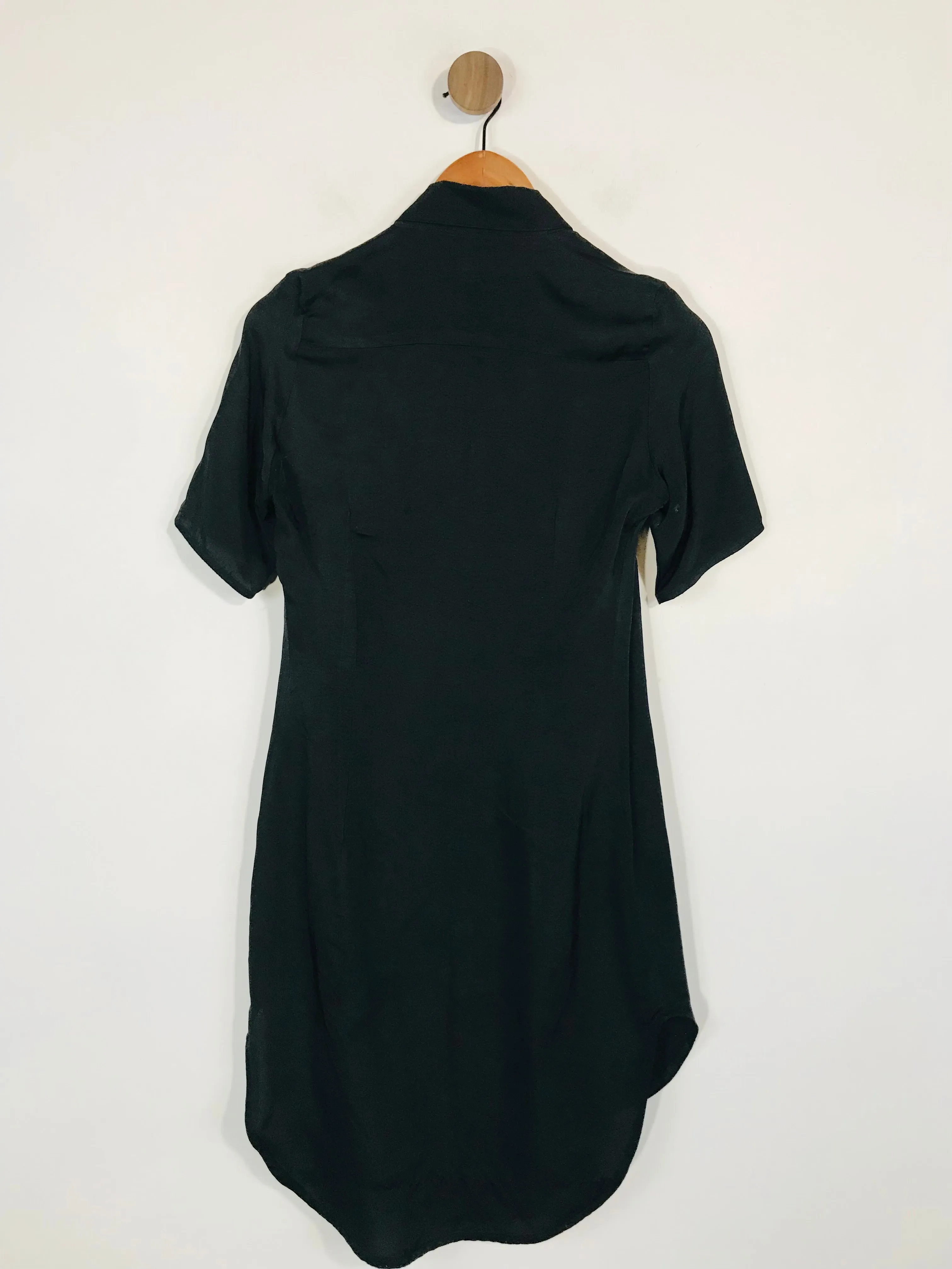 Acne Jeans Women's High Neck Shirt Dress | S UK8 | Black