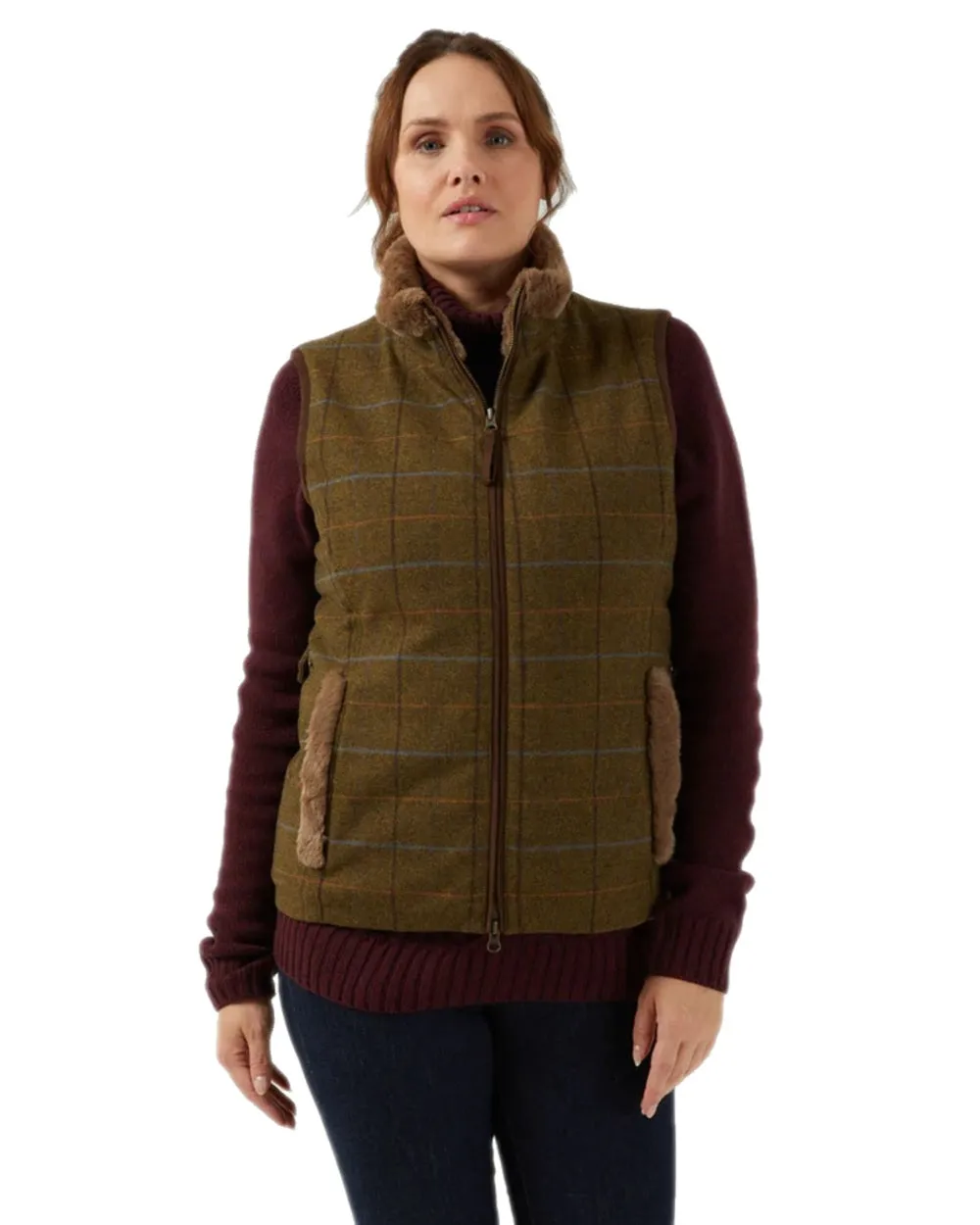 Alan Paine Combrook Tweed Ladies Gilet