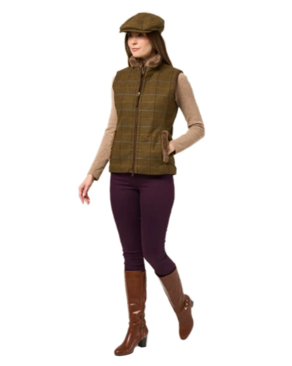 Alan Paine Combrook Tweed Ladies Gilet