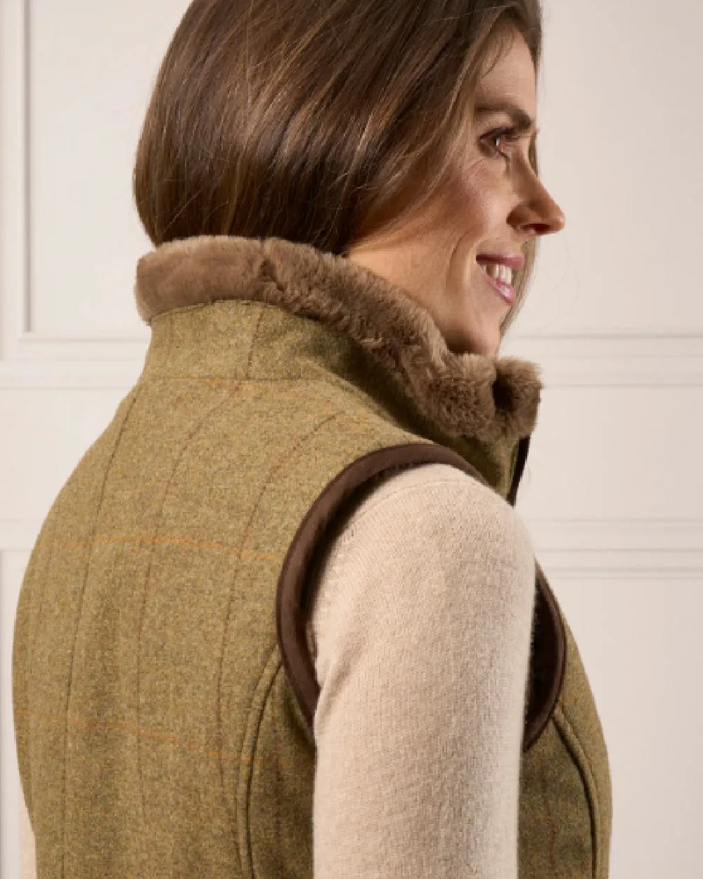 Alan Paine Combrook Tweed Ladies Gilet