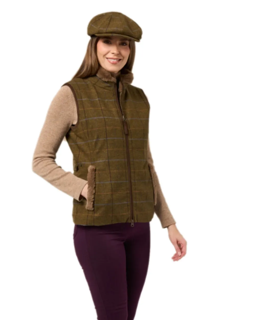 Alan Paine Combrook Tweed Ladies Gilet