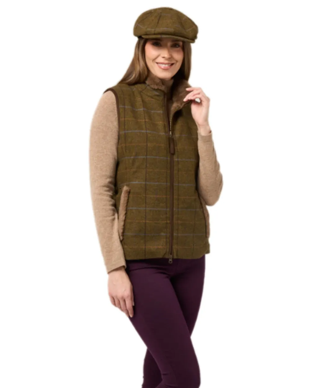 Alan Paine Combrook Tweed Ladies Gilet