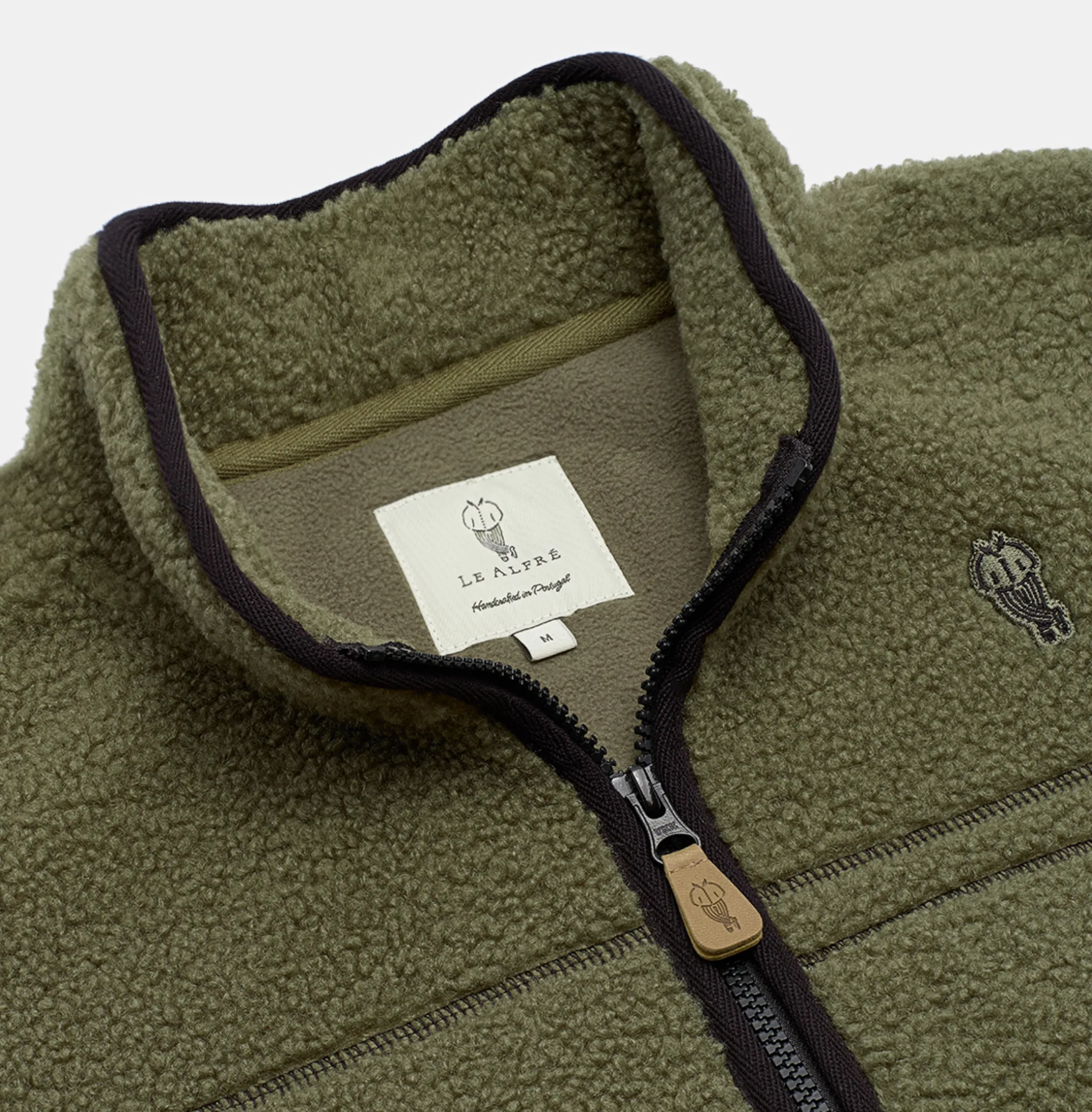 Alfré Olive Fleece Gilet