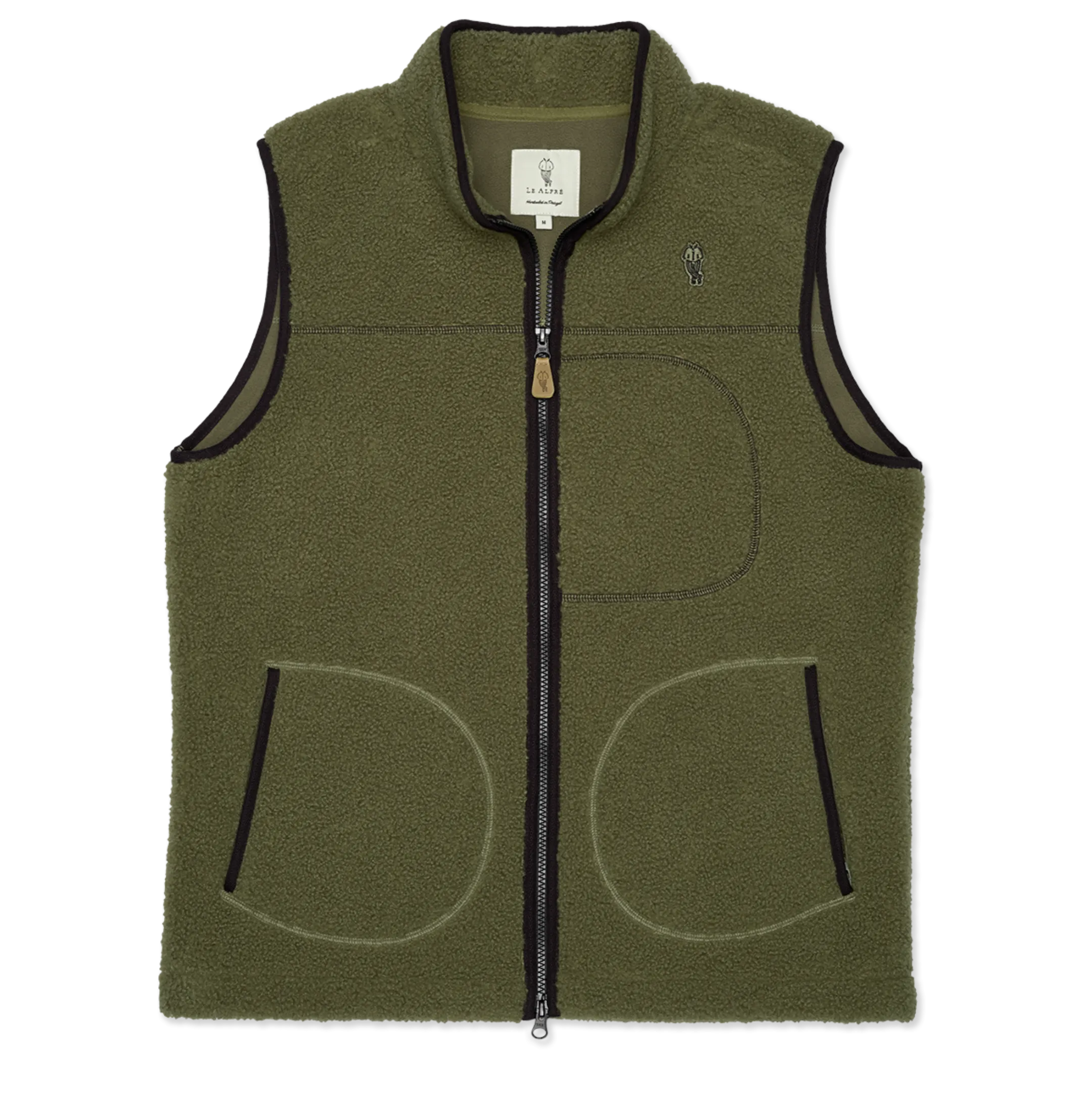 Alfré Olive Fleece Gilet