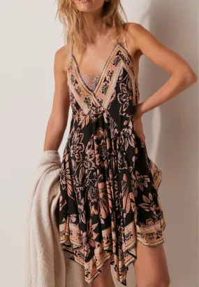 Bali Seashell Scarf Print Dress