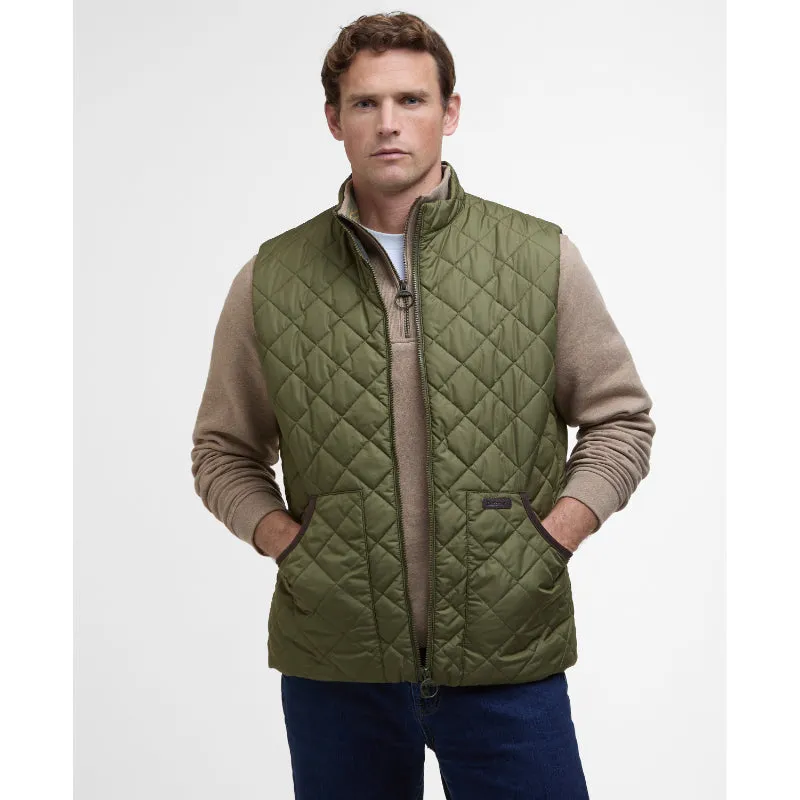 Barbour Chesterwood Mens Gilet - Dark Moss/Classic