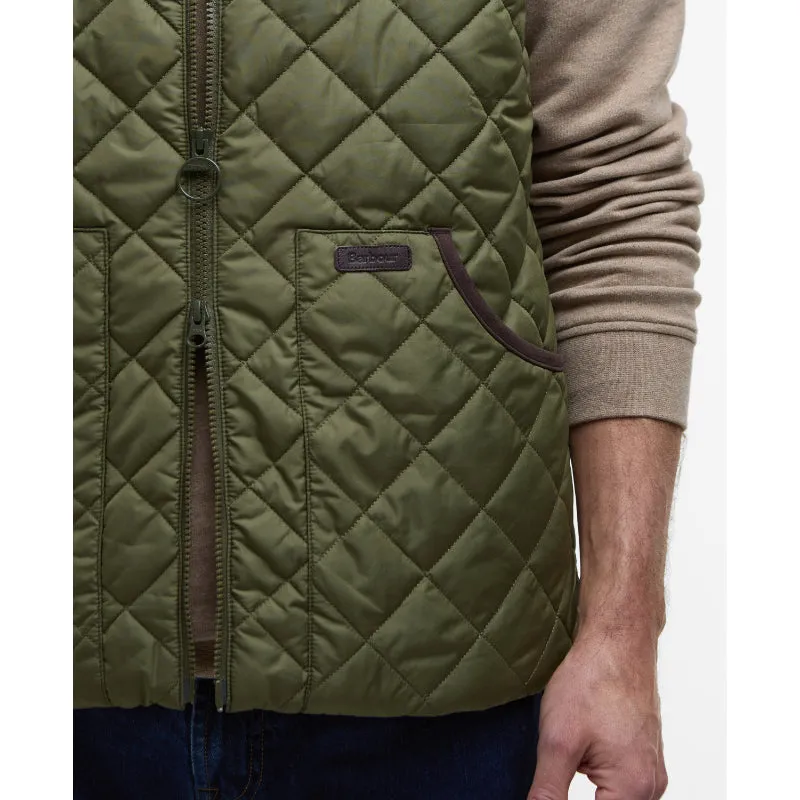 Barbour Chesterwood Mens Gilet - Dark Moss/Classic