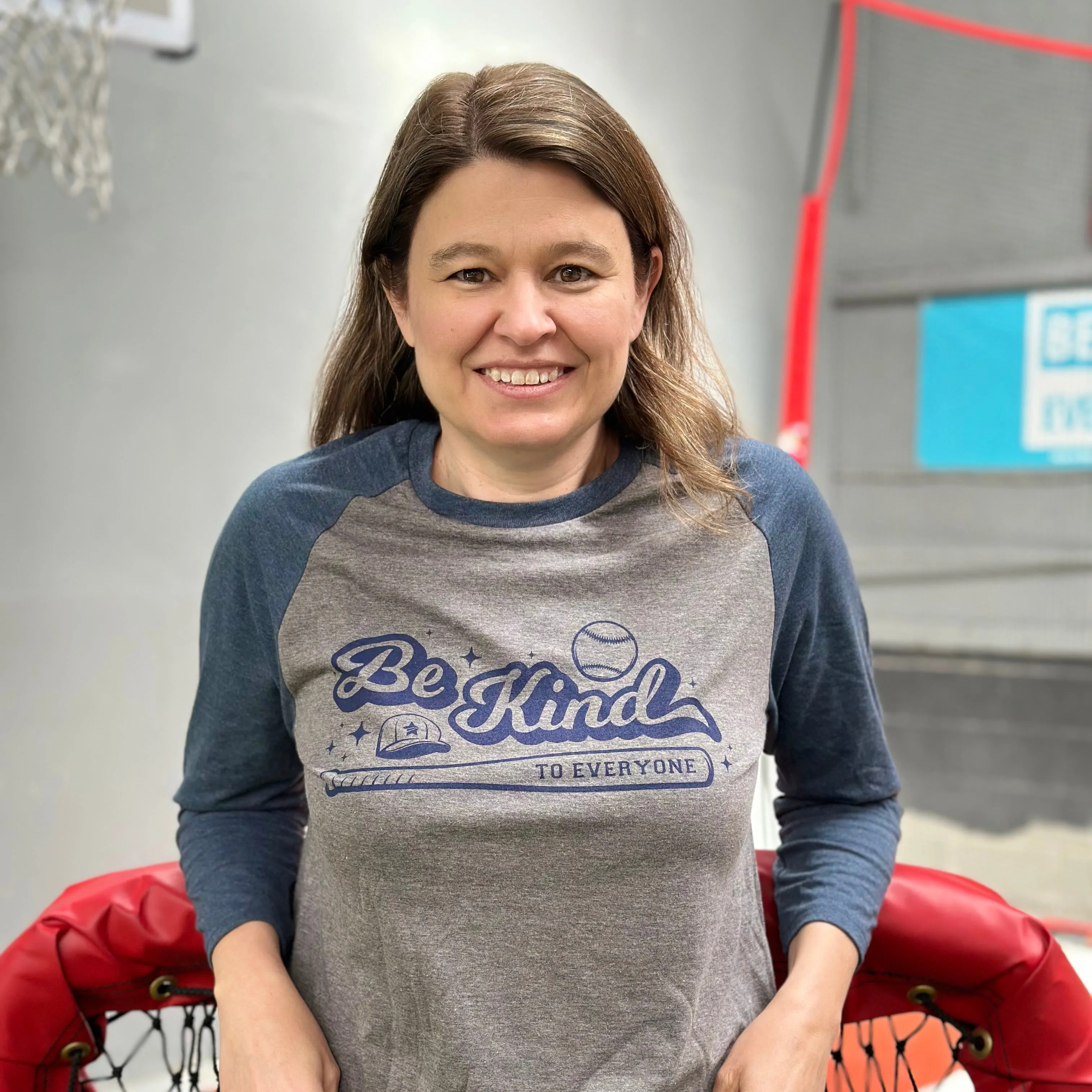 Baseball Be Kind to Everyone Raglan Tee