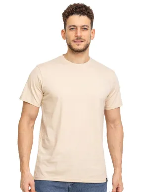 Beige Regular Round T-shirt