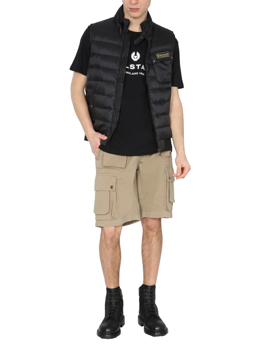 Belstaff Streamline Logo Patched Padded Gilet