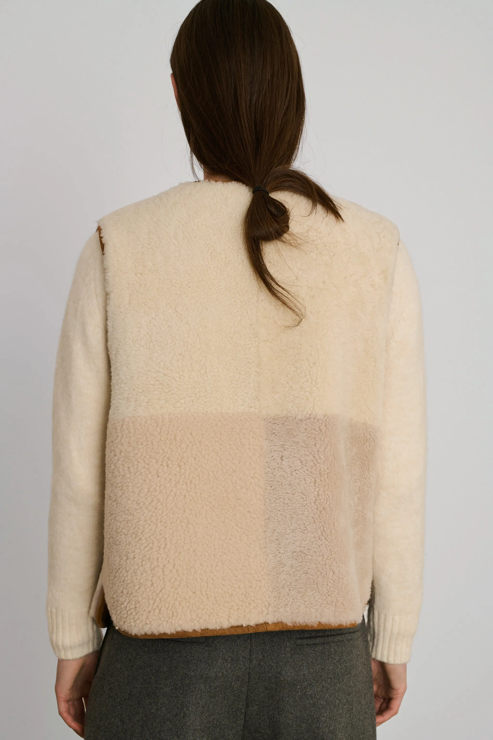 BLOUSON VINH ECRU