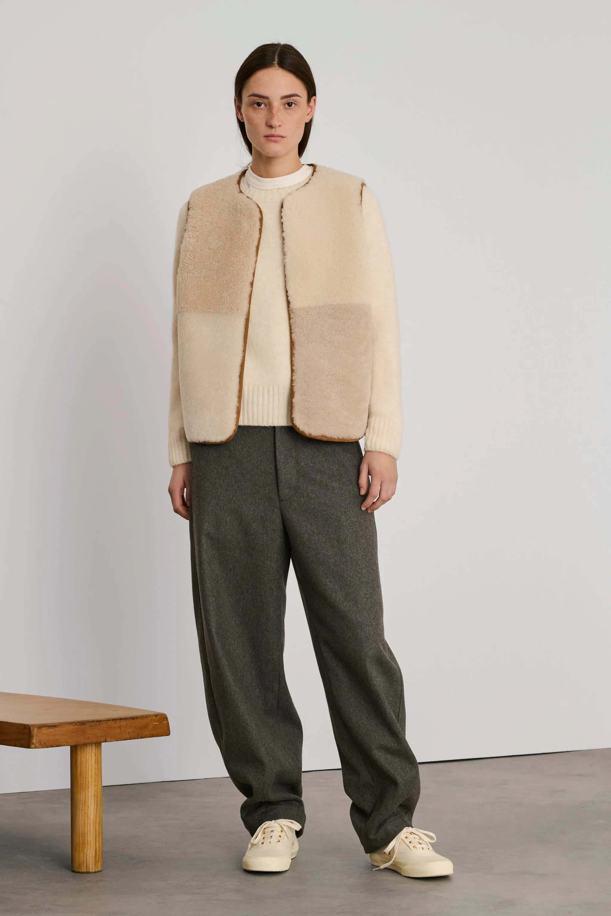 BLOUSON VINH ECRU