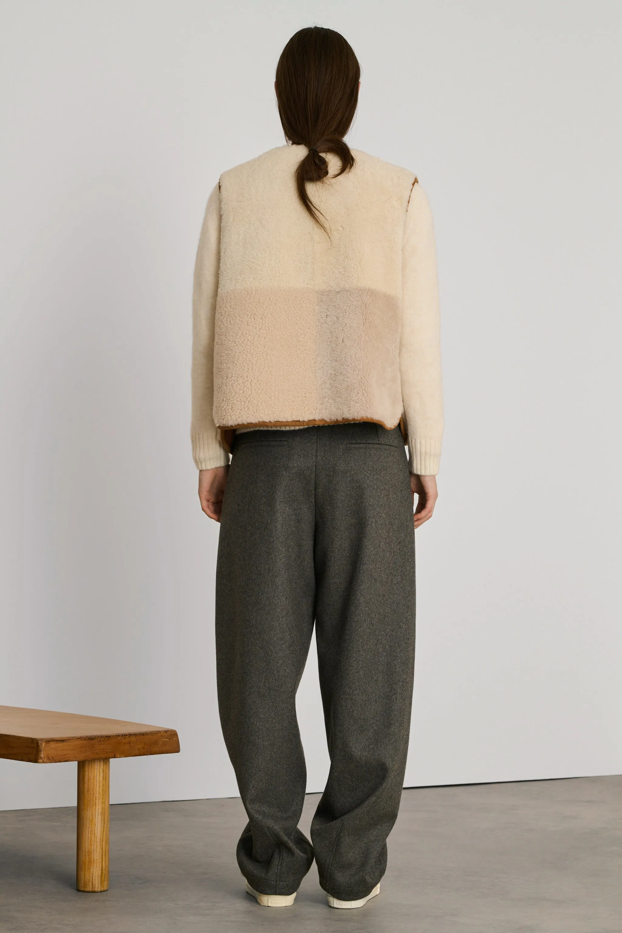 BLOUSON VINH ECRU