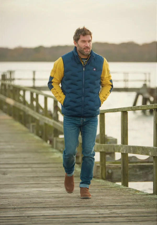BRAKEBURN NAVY MENS GILET