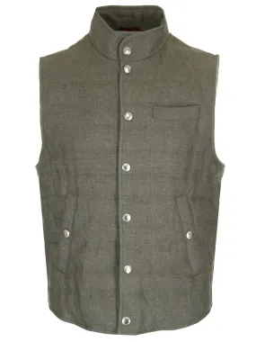 Brunello Cucinelli Button Up Down Gilet