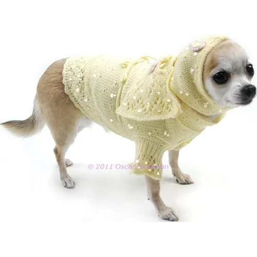 Buttercup Baby Sweater (with beanies & scarf)