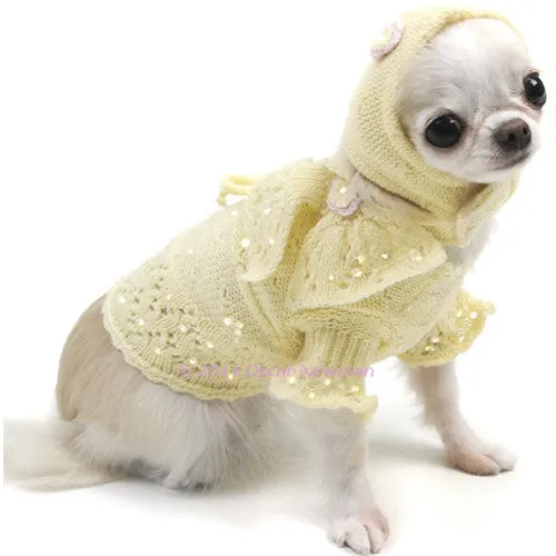 Buttercup Baby Sweater (with beanies & scarf)