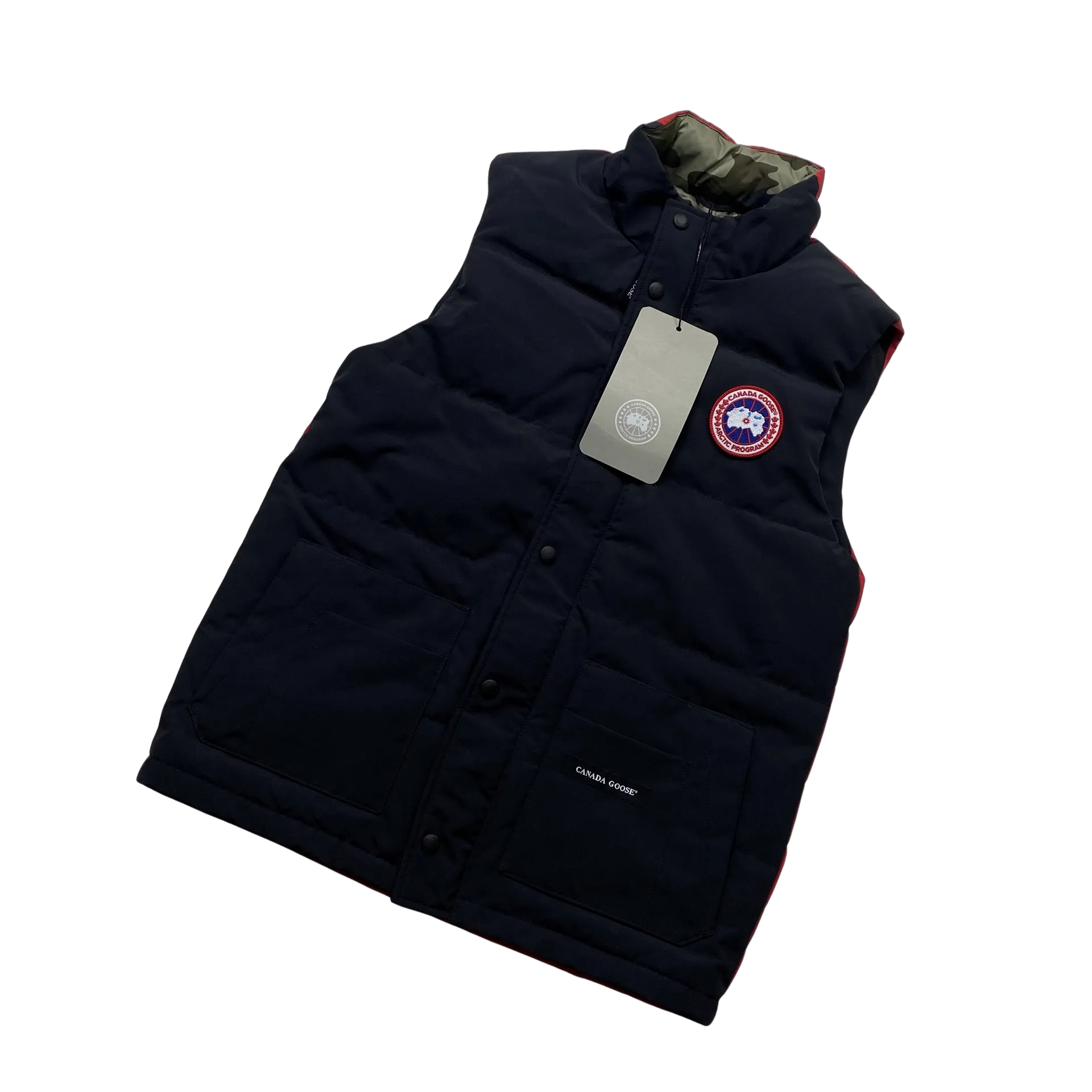 Canada Goose Black Down Filled Gilet - XS