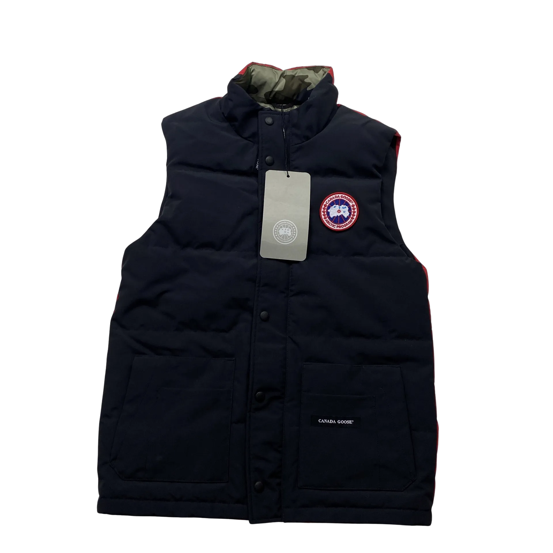 Canada Goose Black Down Filled Gilet - XS