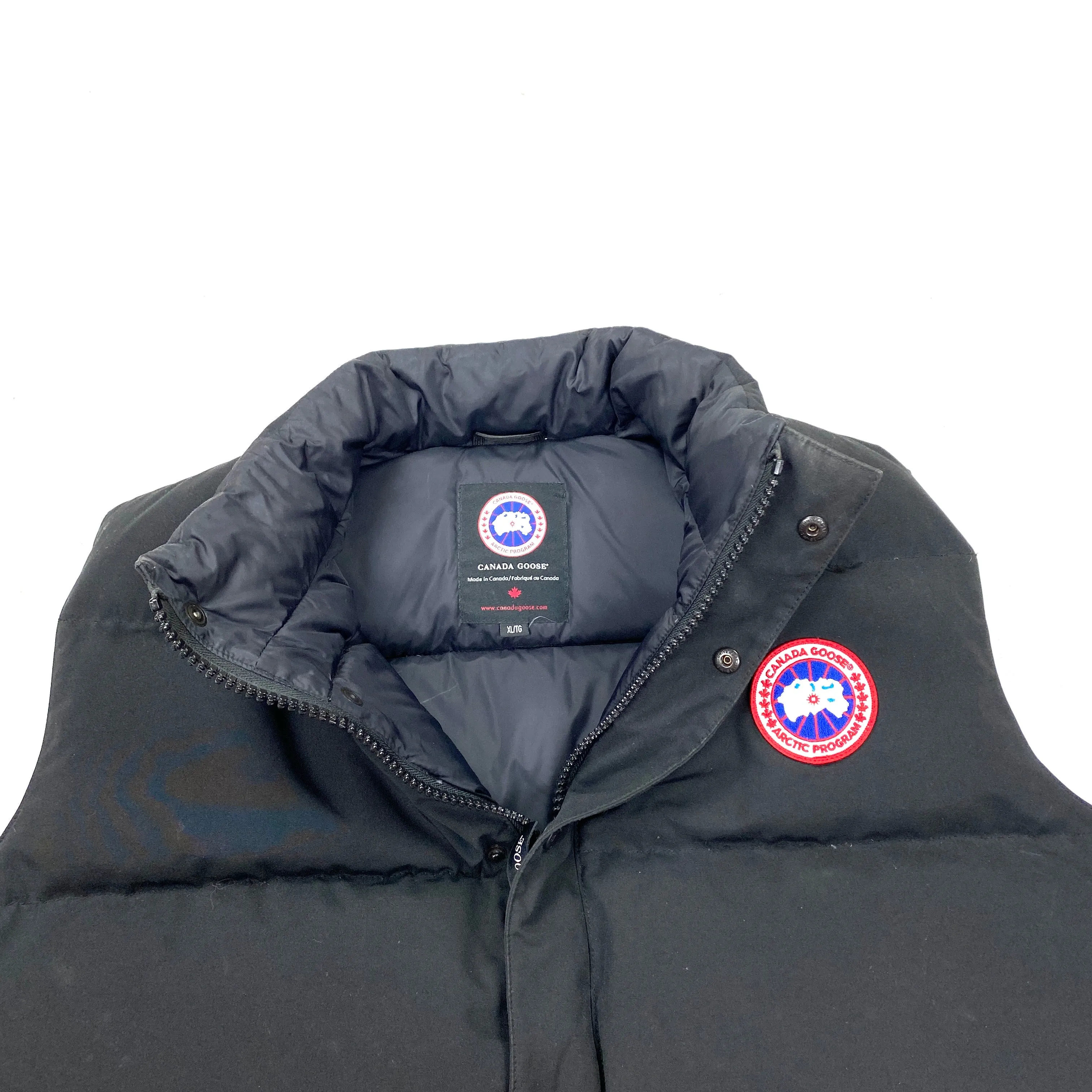 Canada Goose Black Down Filled Gilet