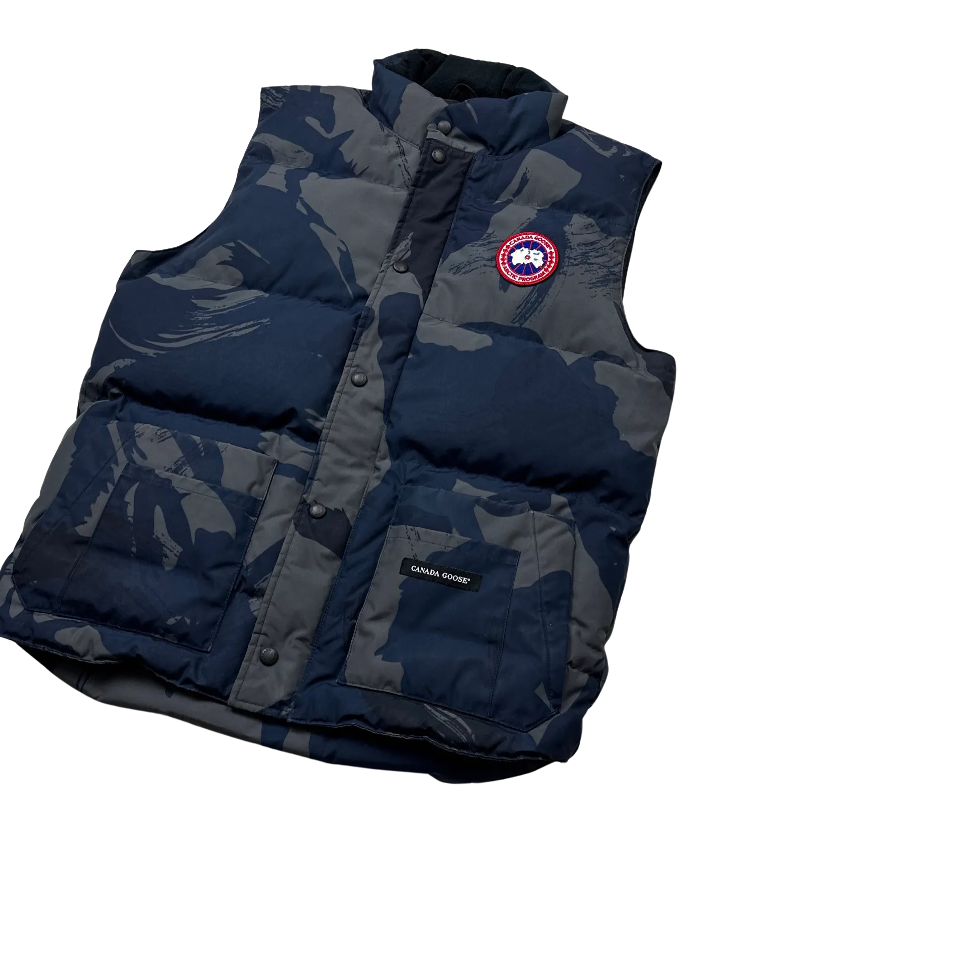 Canada Goose Blue Camo Gilet Vest - Large