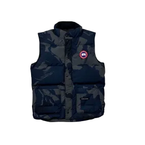 Canada Goose Blue Camo Gilet Vest - Large