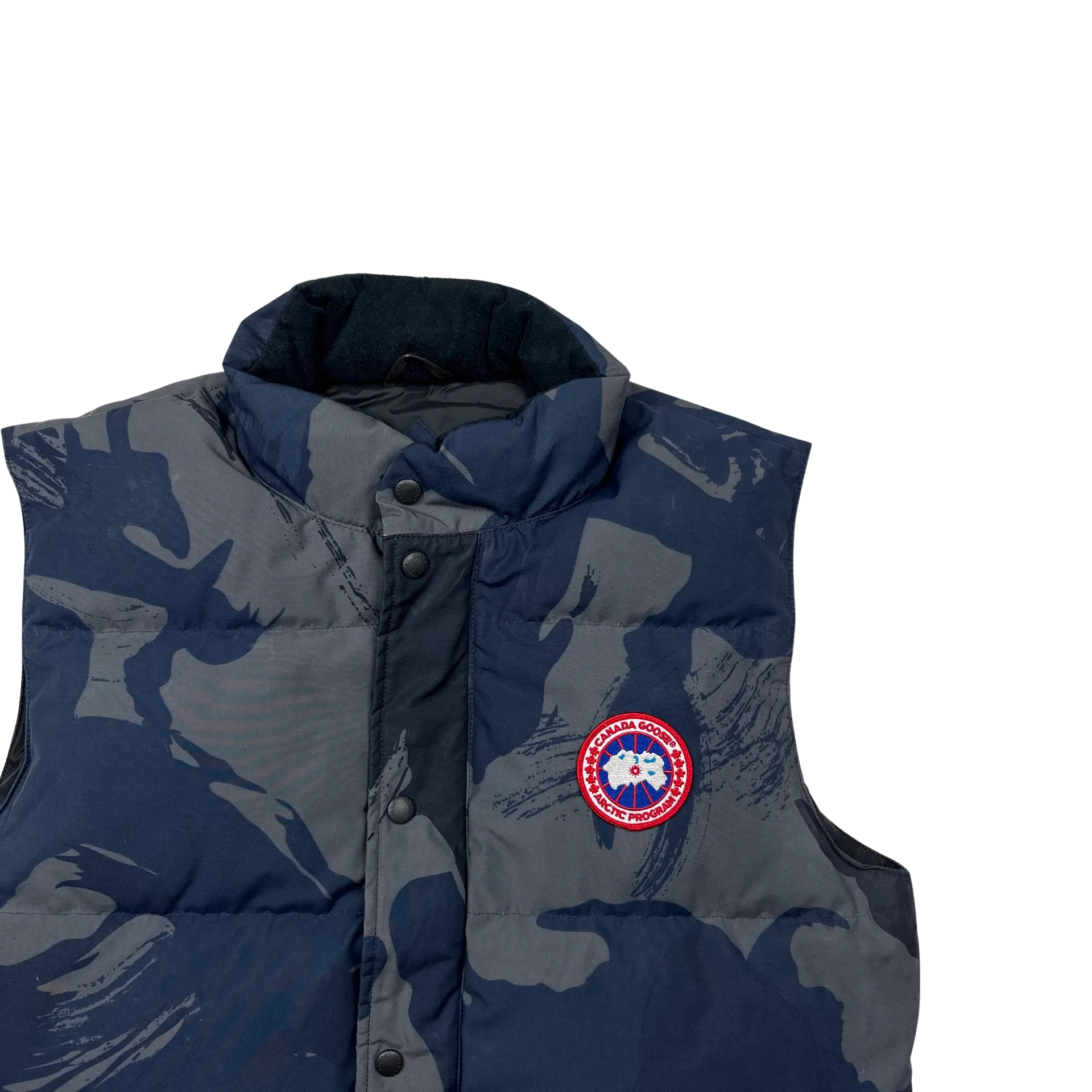 Canada Goose Blue Camo Gilet Vest - Large