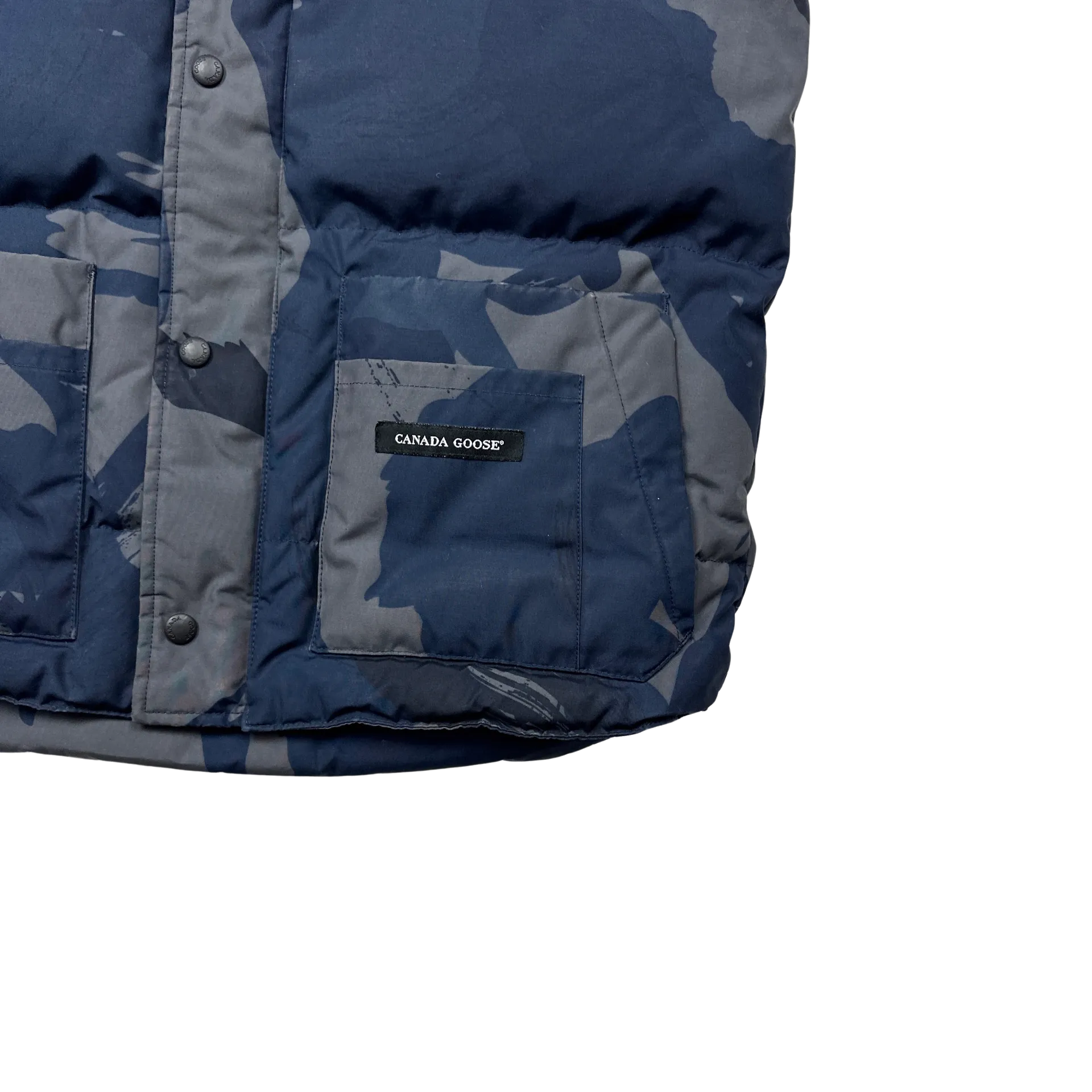 Canada Goose Blue Camo Gilet Vest - Large