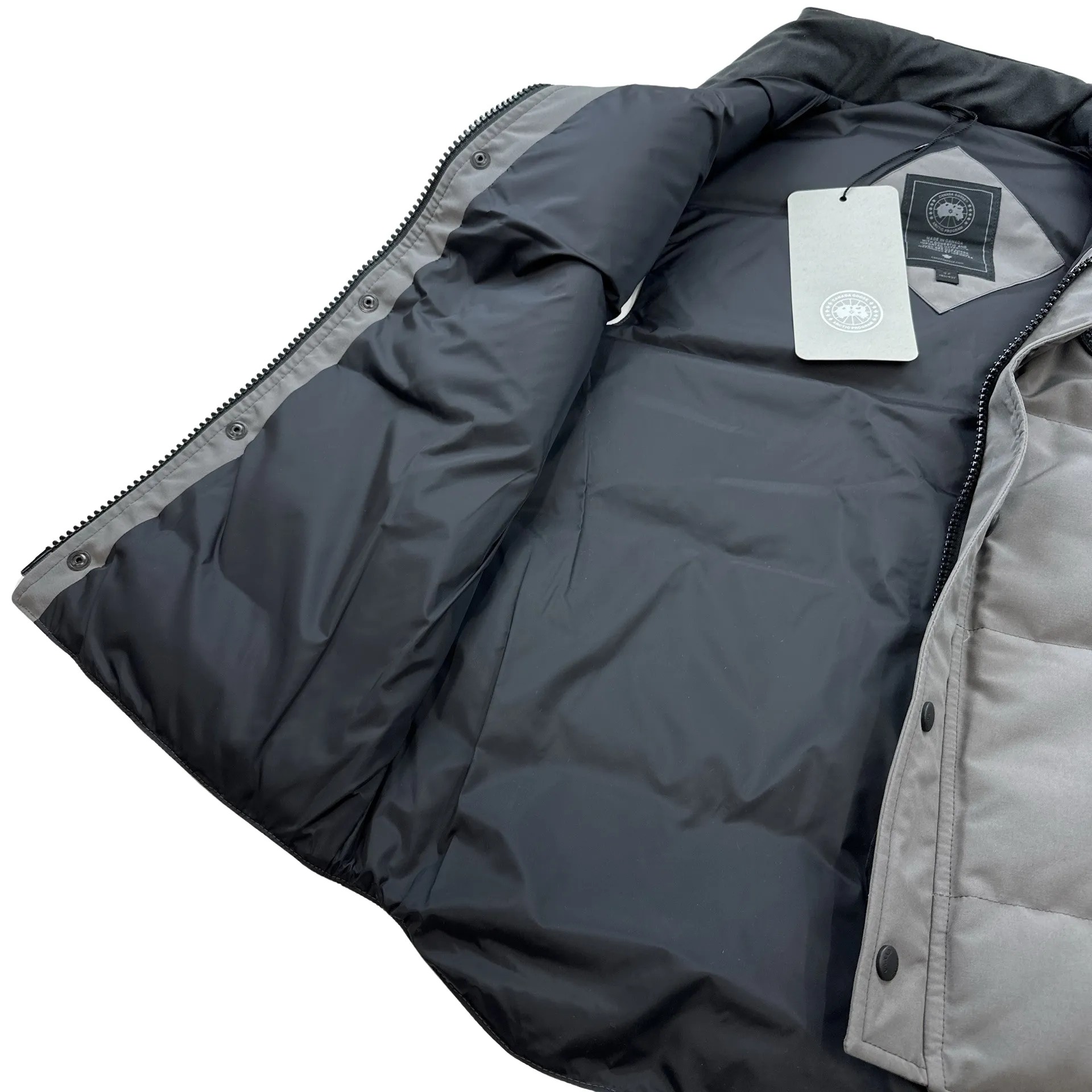 Canada Goose Garson Coastal Grey Down Filled Gilet - Medium