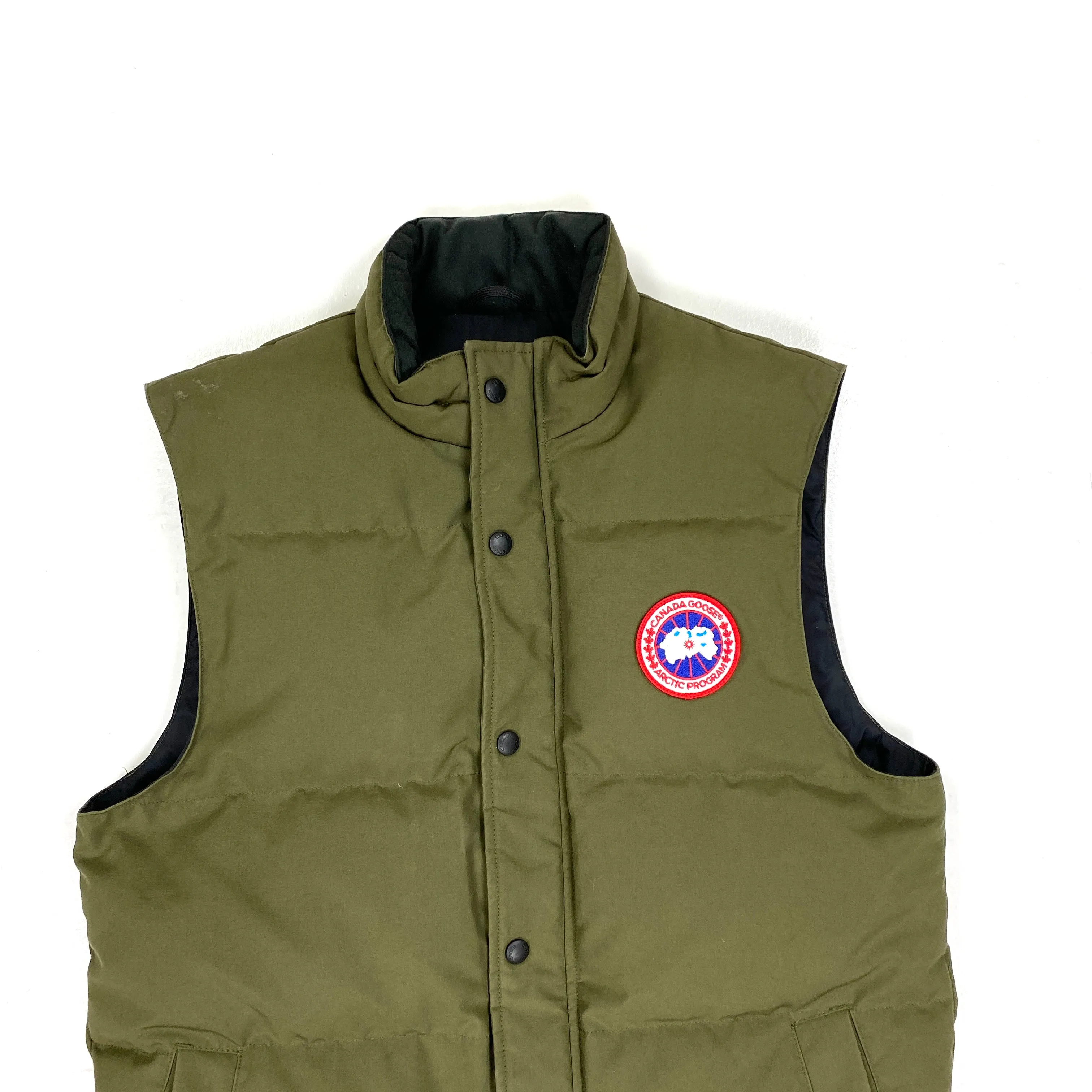 Canada Goose Khaki Down Filled Gilet