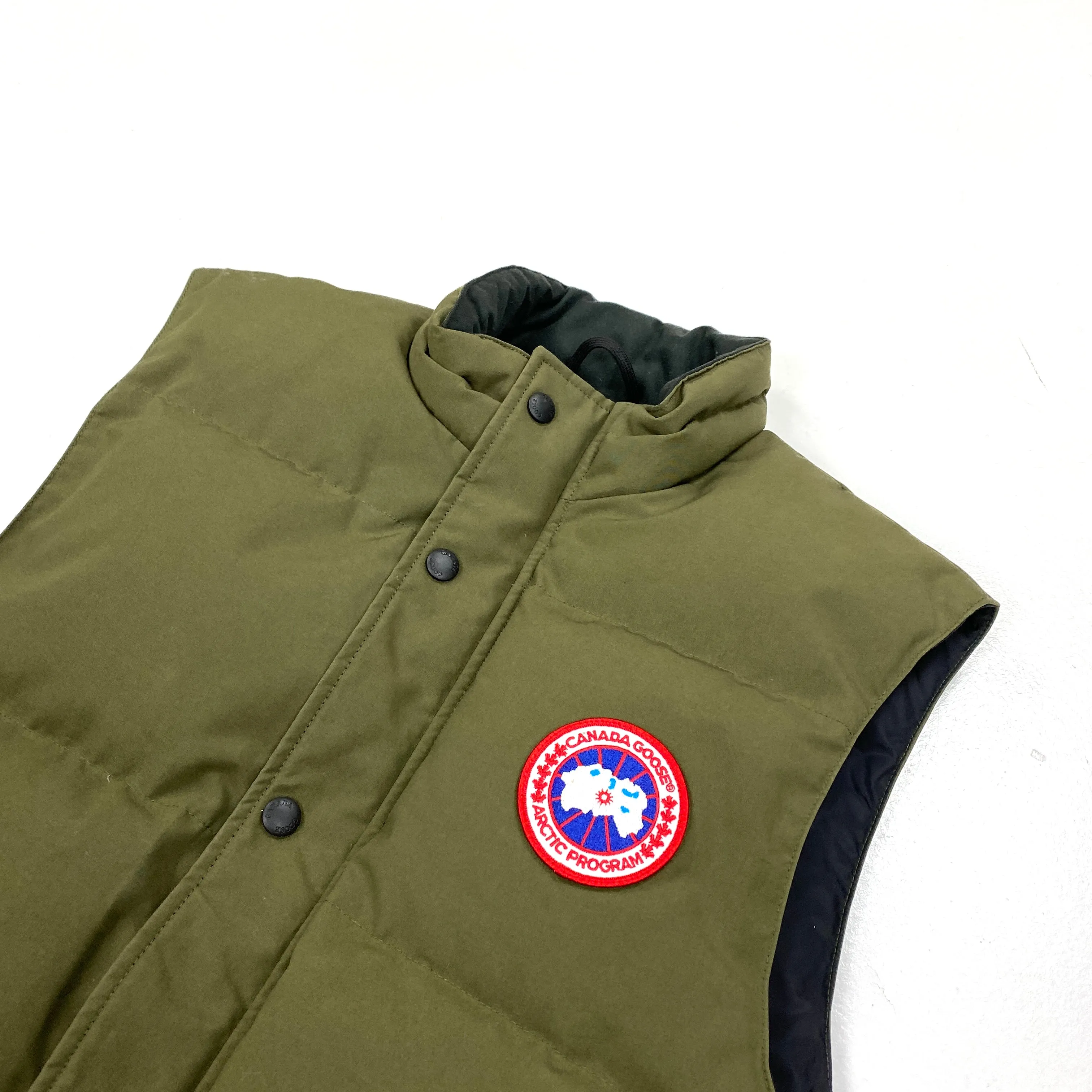 Canada Goose Khaki Down Filled Gilet