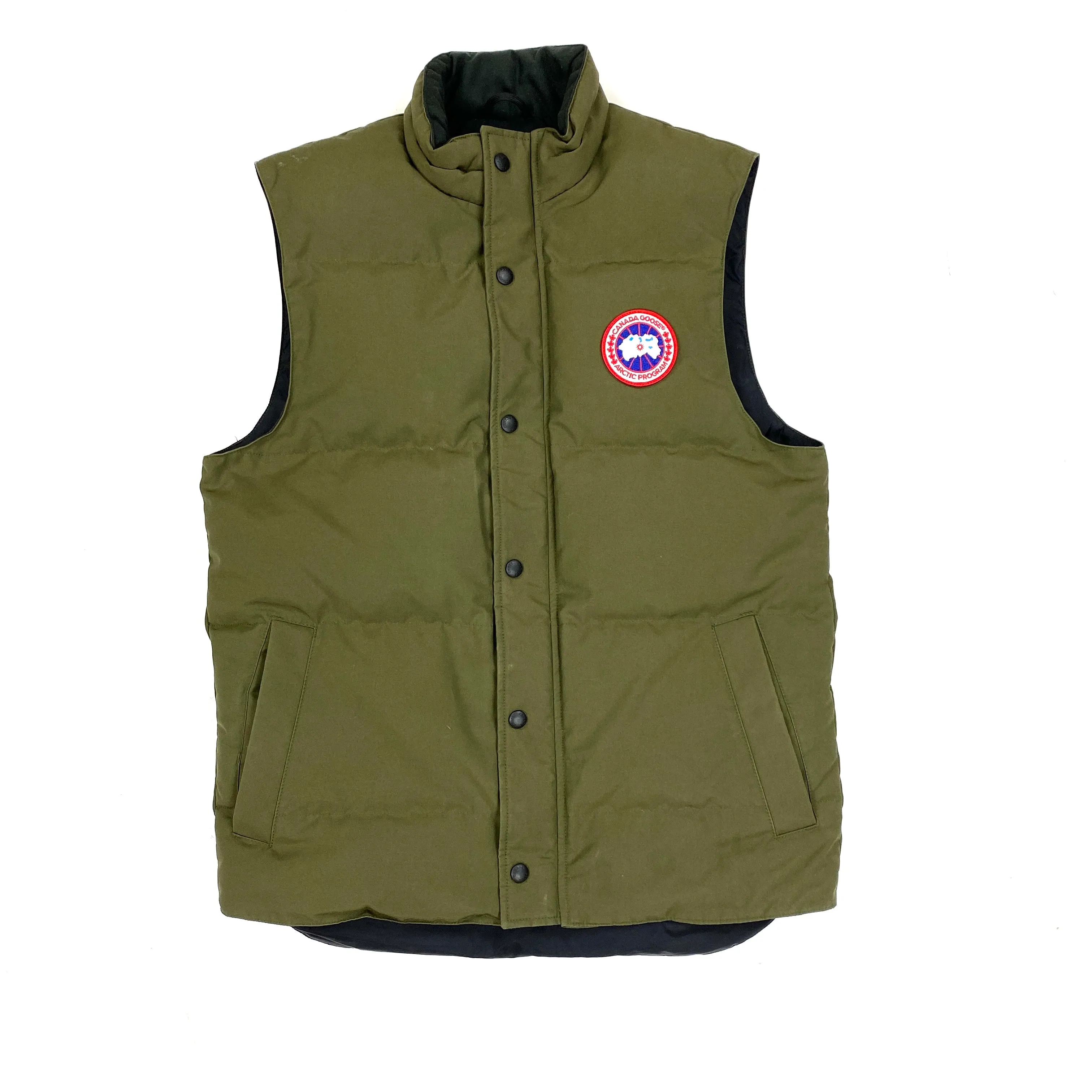 Canada Goose Khaki Down Filled Gilet