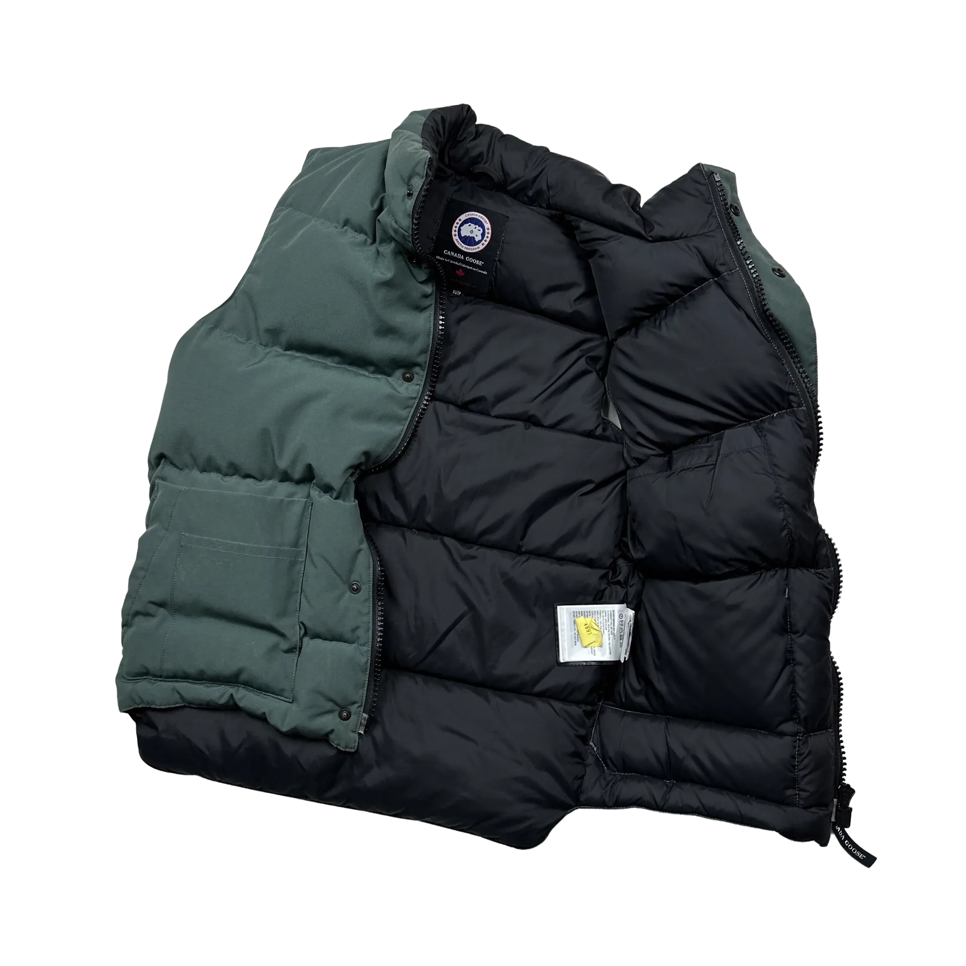 Canada Goose Petrol Green Down Filled Freestyle Gilet - XS