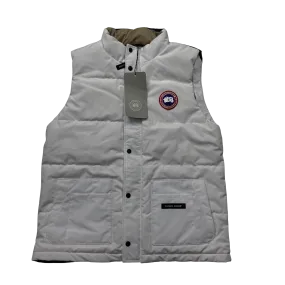 Canada Goose White Down Filled Gilet - Large