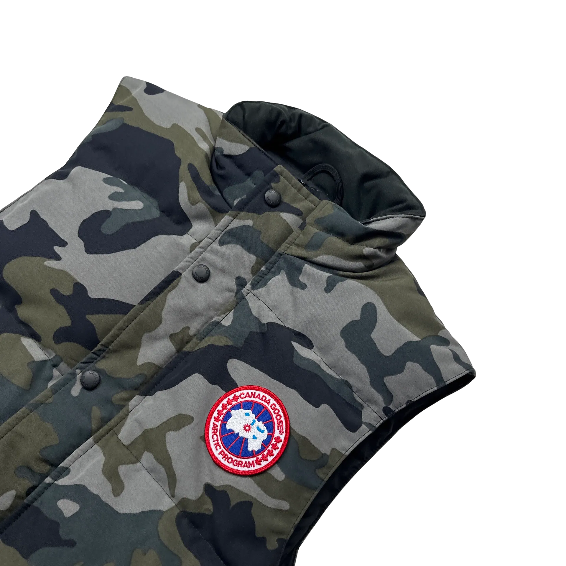 Canada Goose Woodland Camo Freestyle Gilet Vest - Small