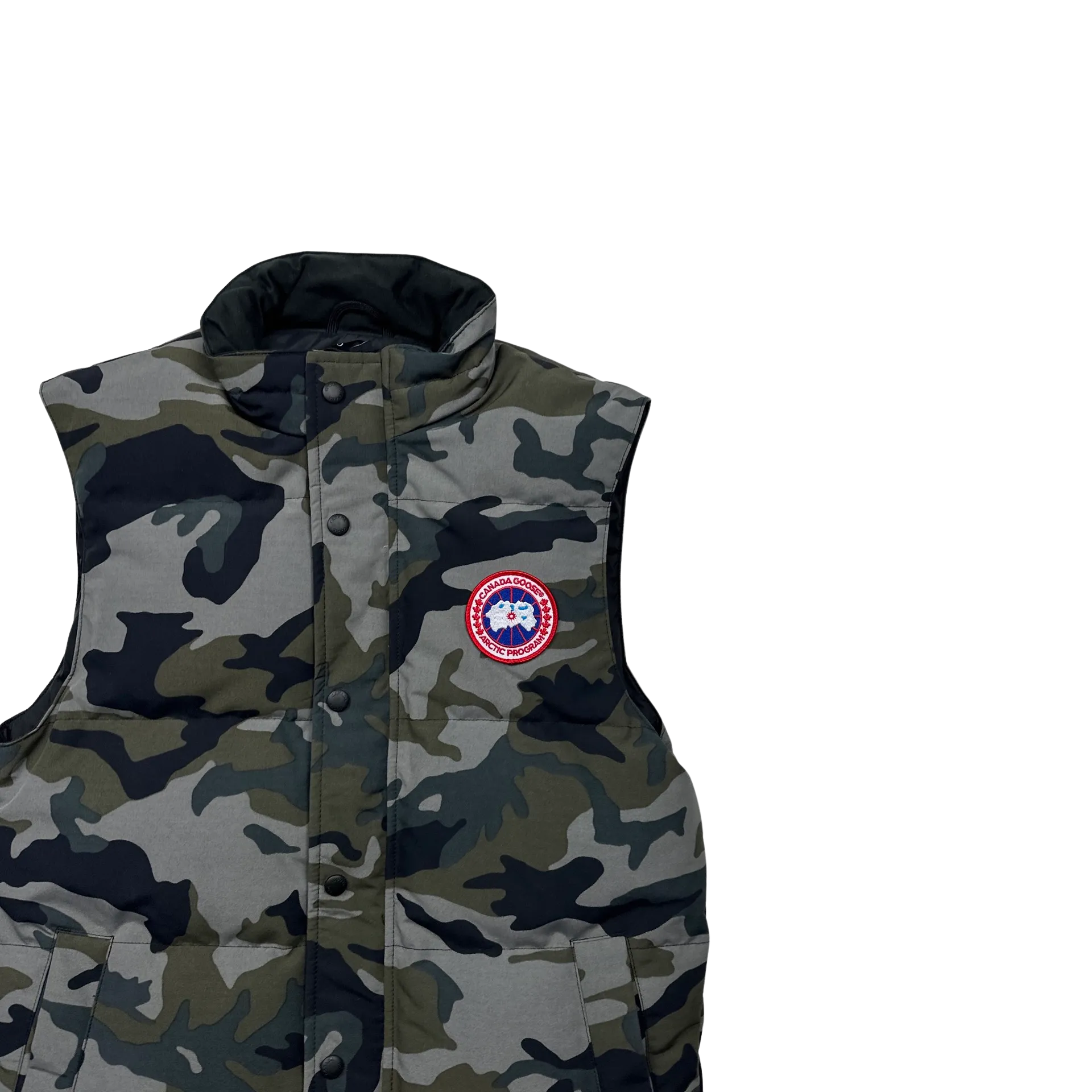 Canada Goose Woodland Camo Freestyle Gilet Vest - Small
