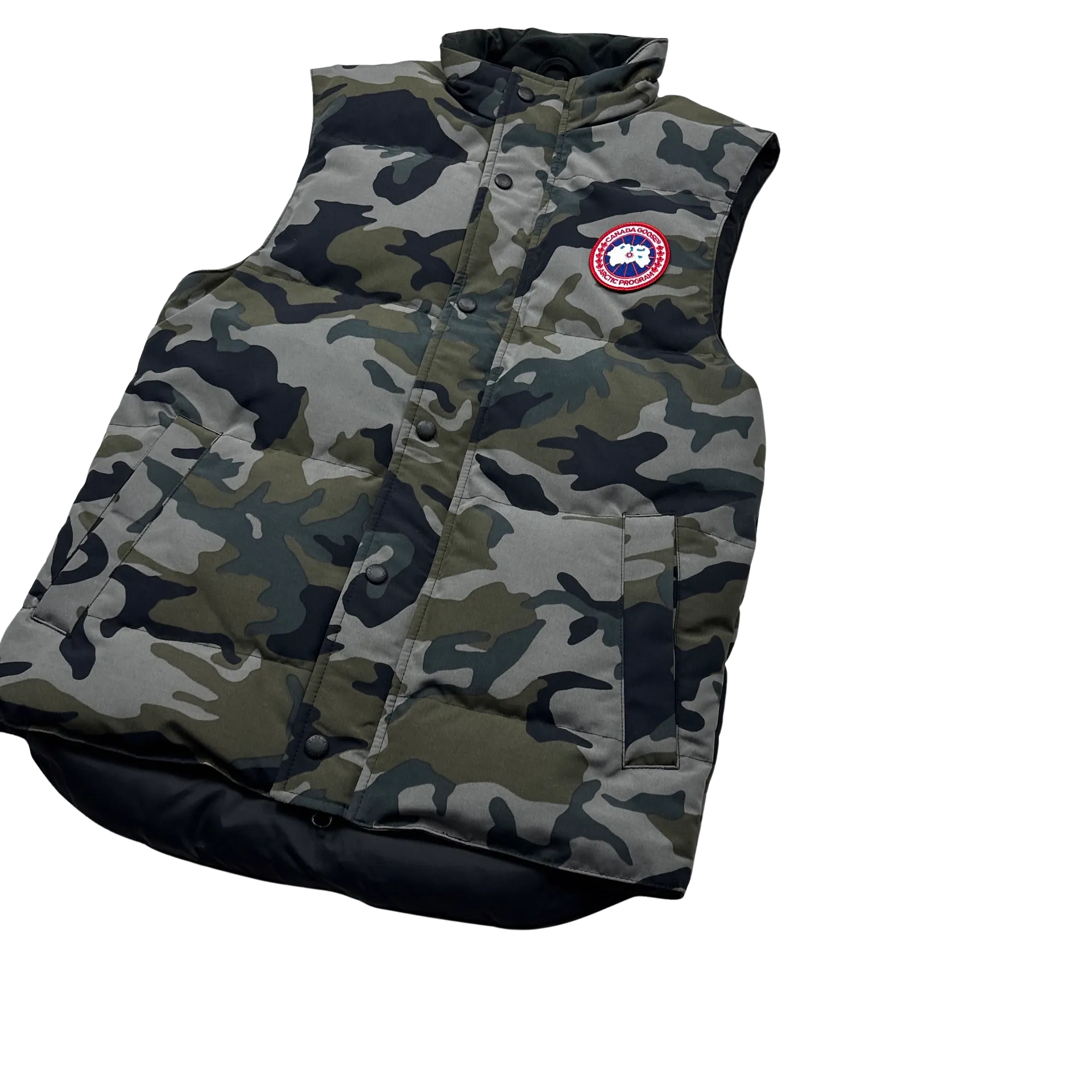 Canada Goose Woodland Camo Freestyle Gilet Vest - Small