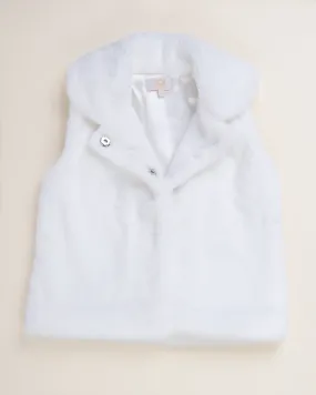 Caramelo Faux Fur Ivory Gilet