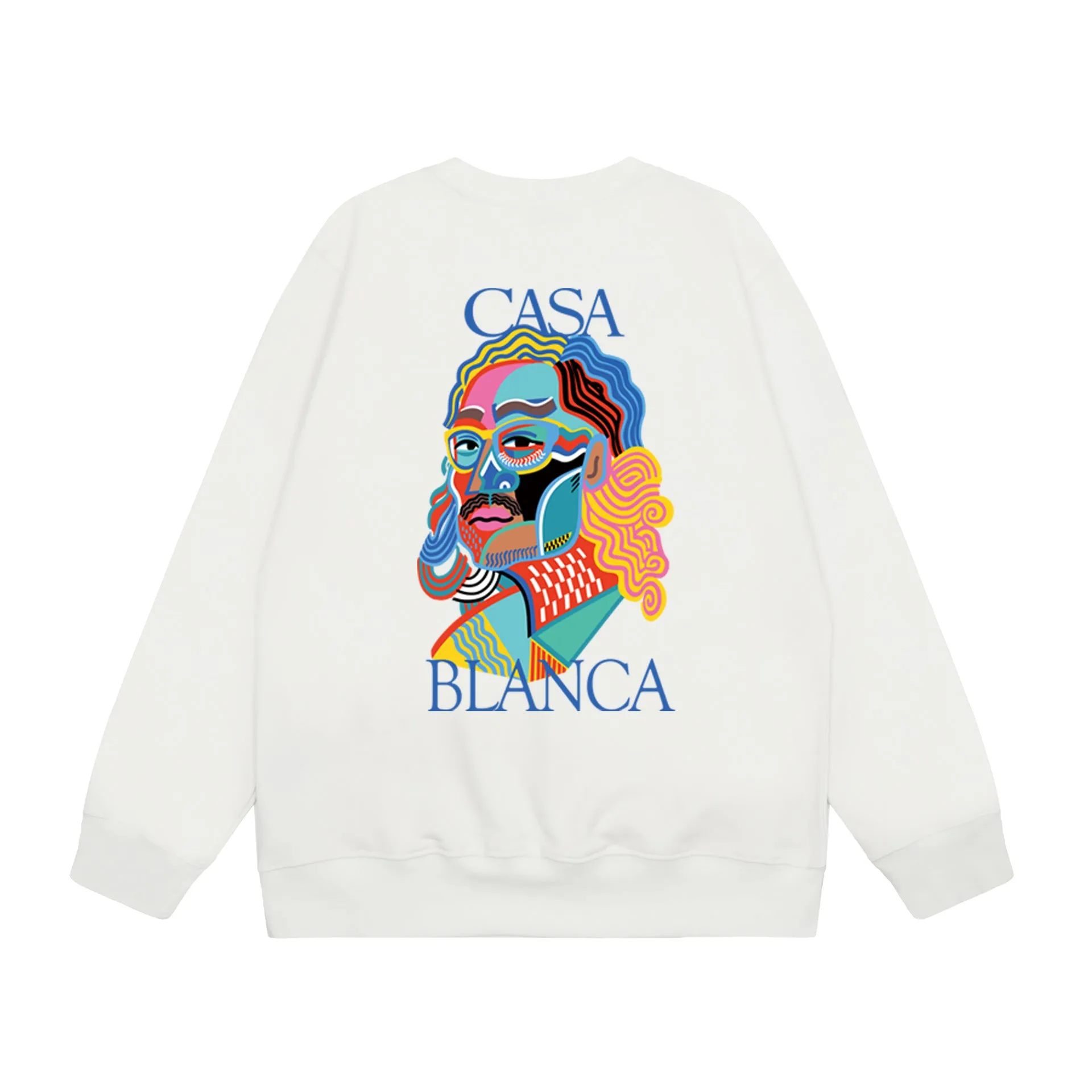 Casablanca Long sleeve T-shirt Crew neck loose terry sweater
