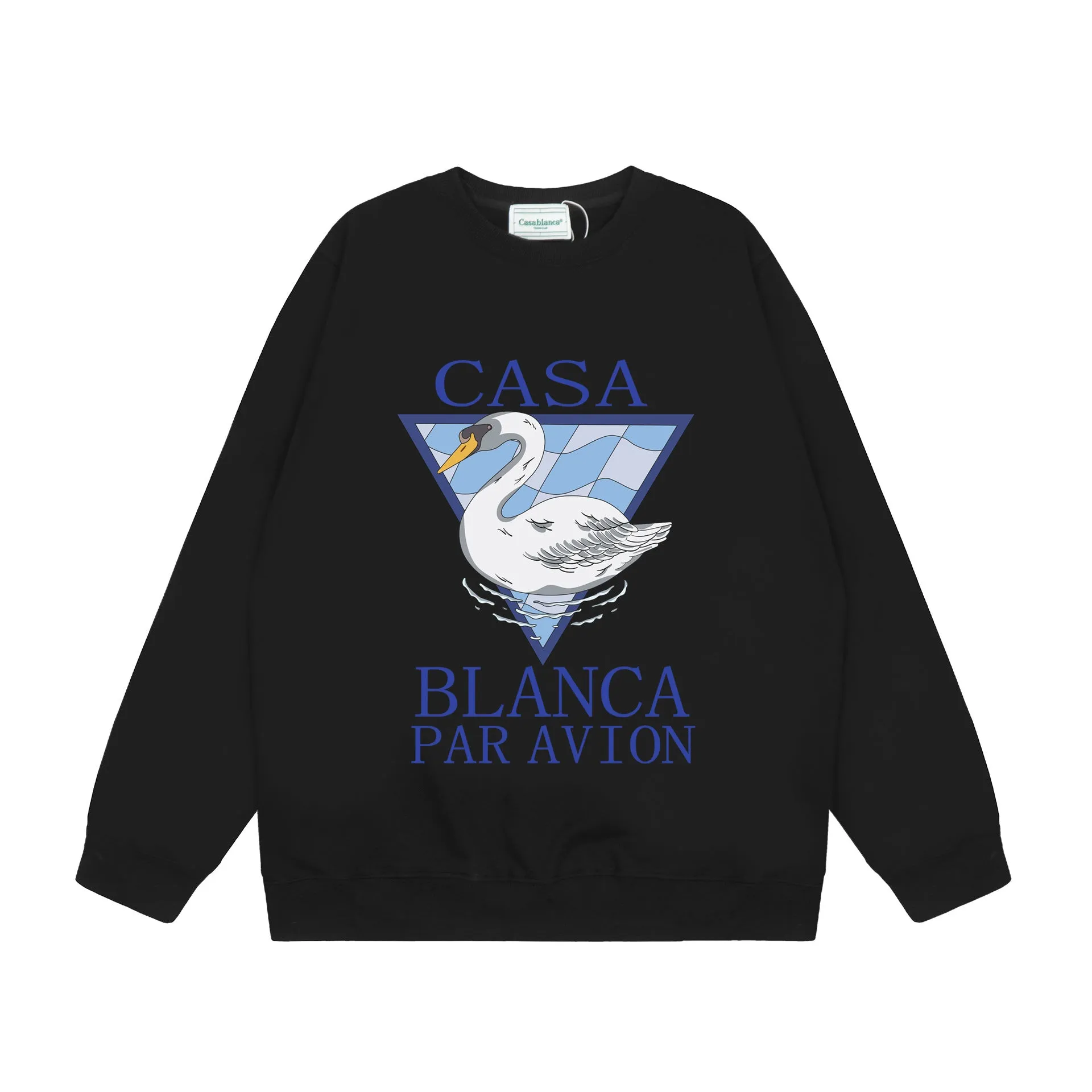 Casablanca Long sleeve T-shirt Crew neck loose terry sweater