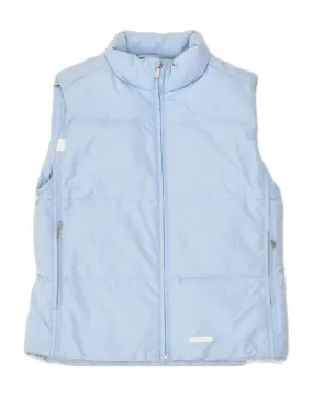CHAMPION Womens Padded Gilet Medium Blue Polyester