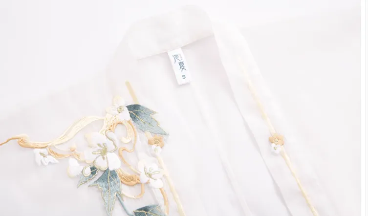 Chixia~Han Lolita Elegant Dusty Blue Tube Top Dress