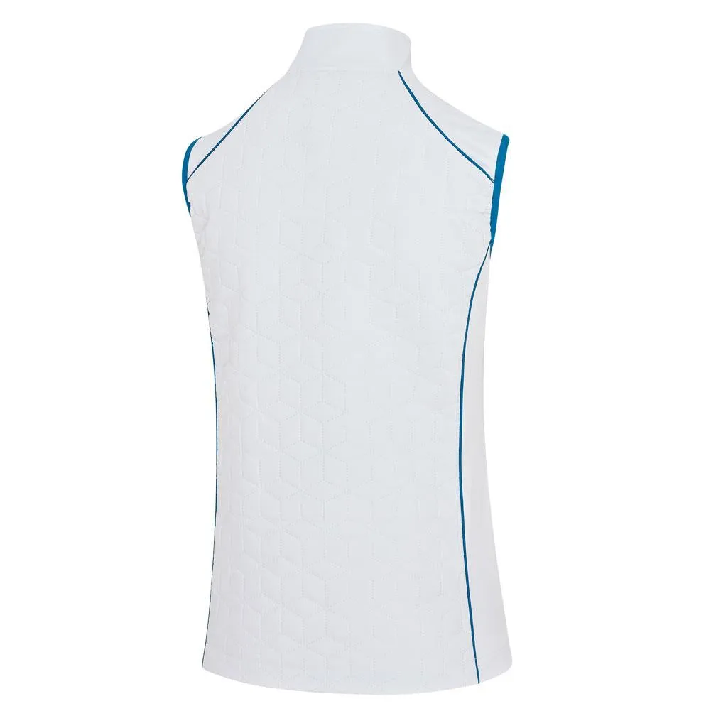 Contrast Piping Padded Gilet