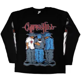 Cypress Hill | Official Long Sleeve Band T-Shirt | Blunted (Sleeve Print)