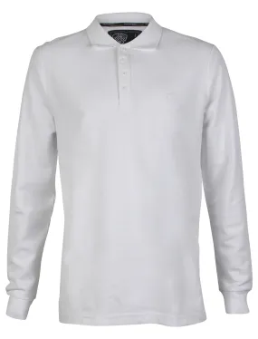Dissident Alderton Polo T-Shirt in Optic White