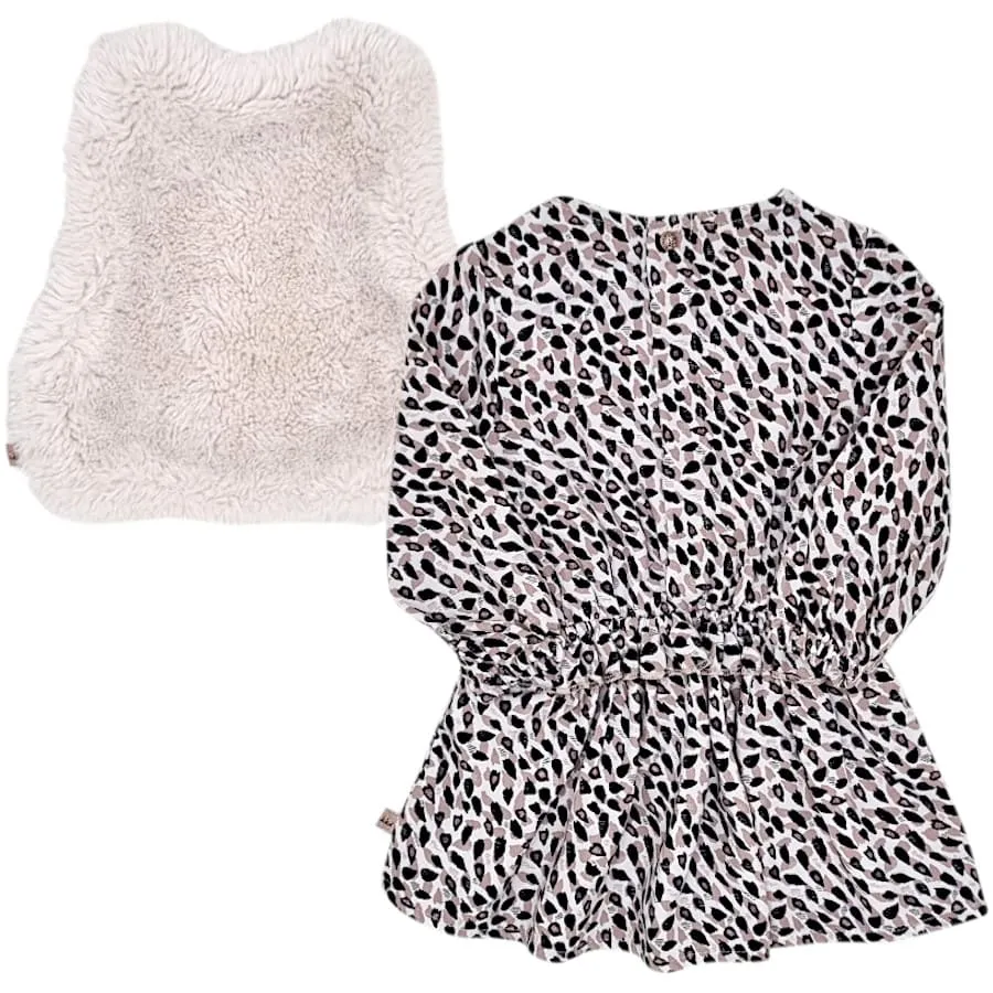 Ensemble robe imprimée et gilet