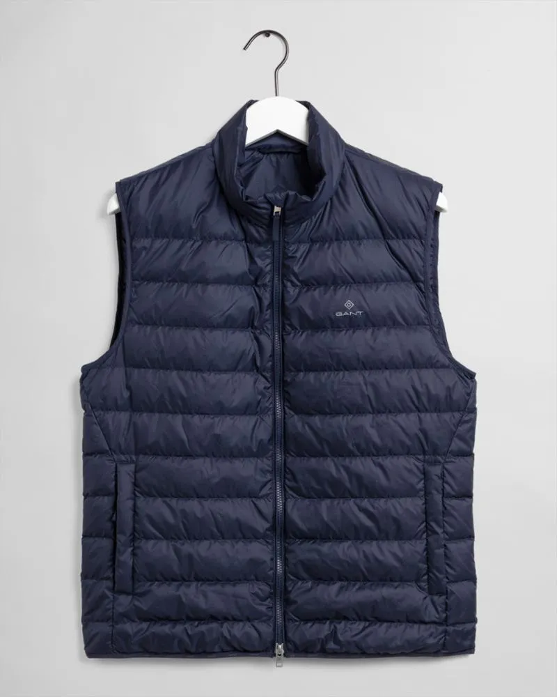 Gant Apparel Mens LIGHT DOWN GILET 433/EVENING BLUE
