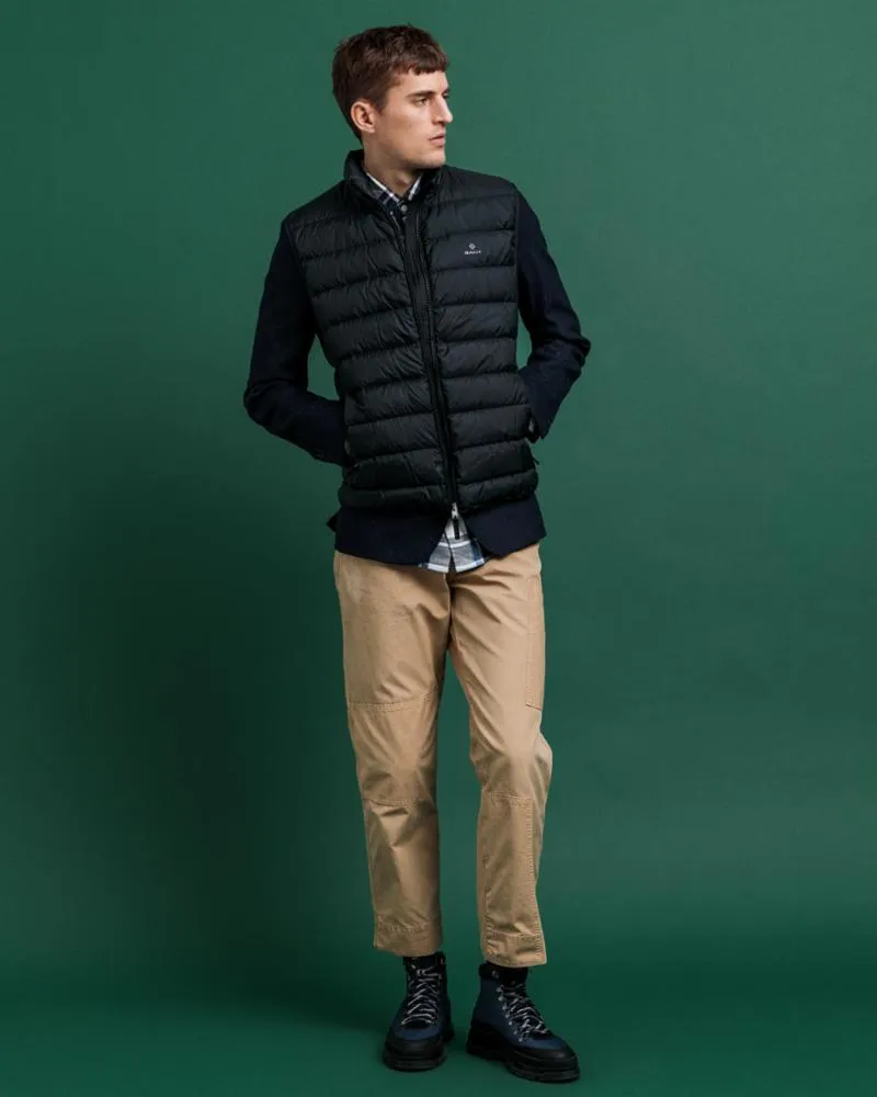Gant Apparel Mens LIGHT DOWN GILET 5/BLACK