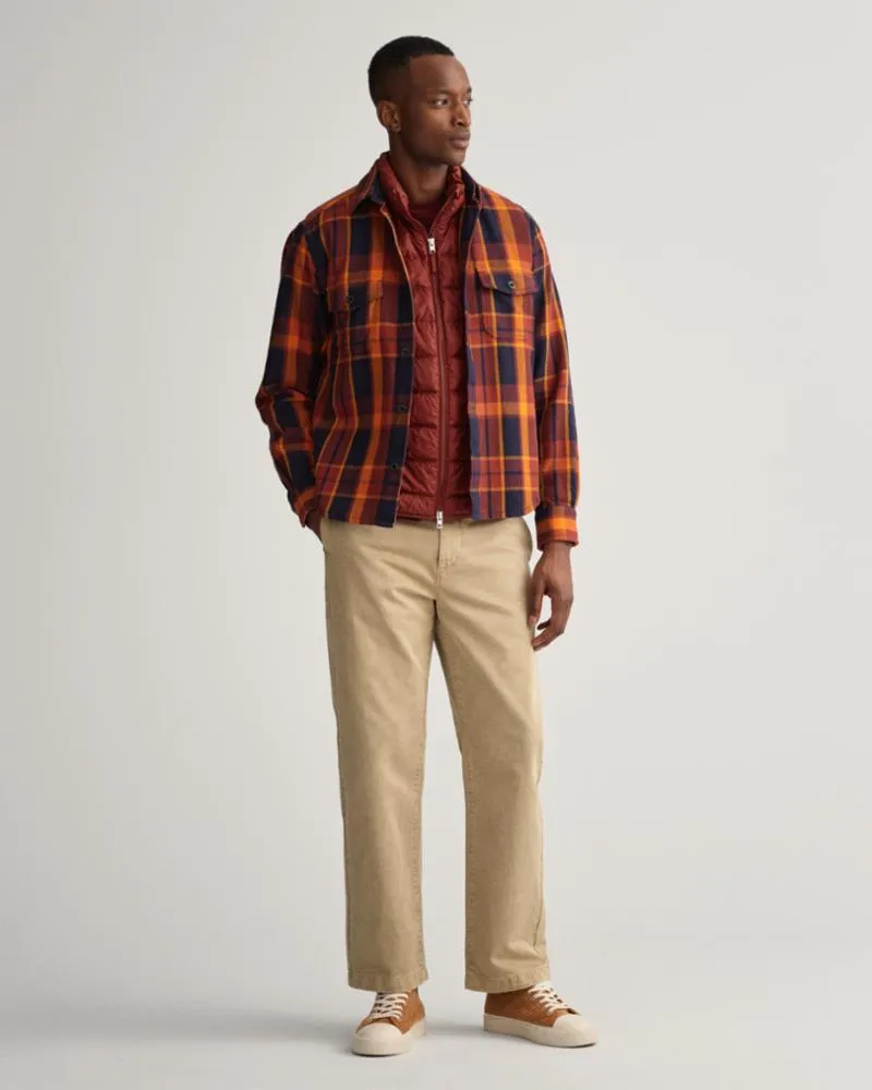 Gant Apparel Mens THE LIGHT DOWN GILET 633/BURGUNDY